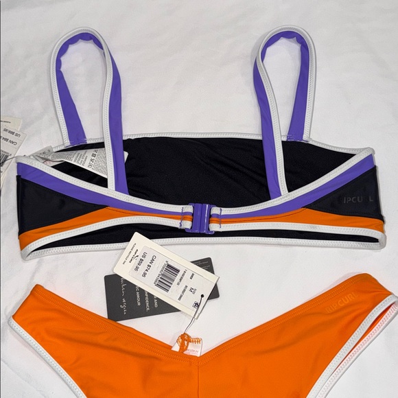 RIPCURL NEW BRA TOP & V 80 HIGH SKIMPY LEG BIKINI BOTTOM, M - Picture 5 of 11